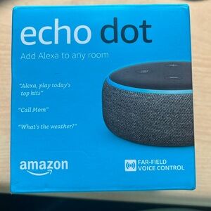 Amazon Echo Dot- 3rd Gen- COMPLETELY NEW